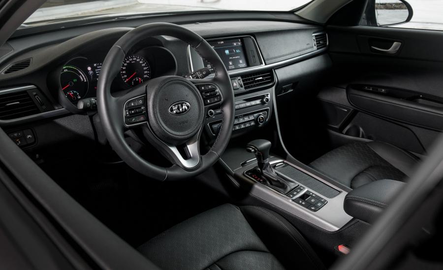 Интерьер Kia Optima Plug-In Hybrid (JF) 2016 года  (WW) (фото 13 из 41)